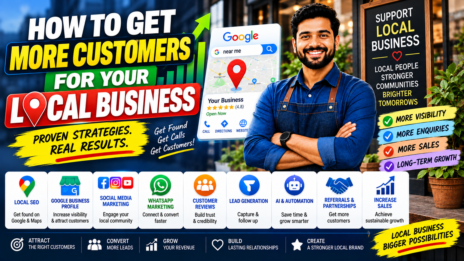How to Get More Customers for Your Local Business